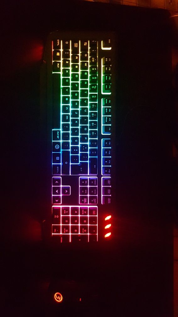 Teclado e rato RGB ozone