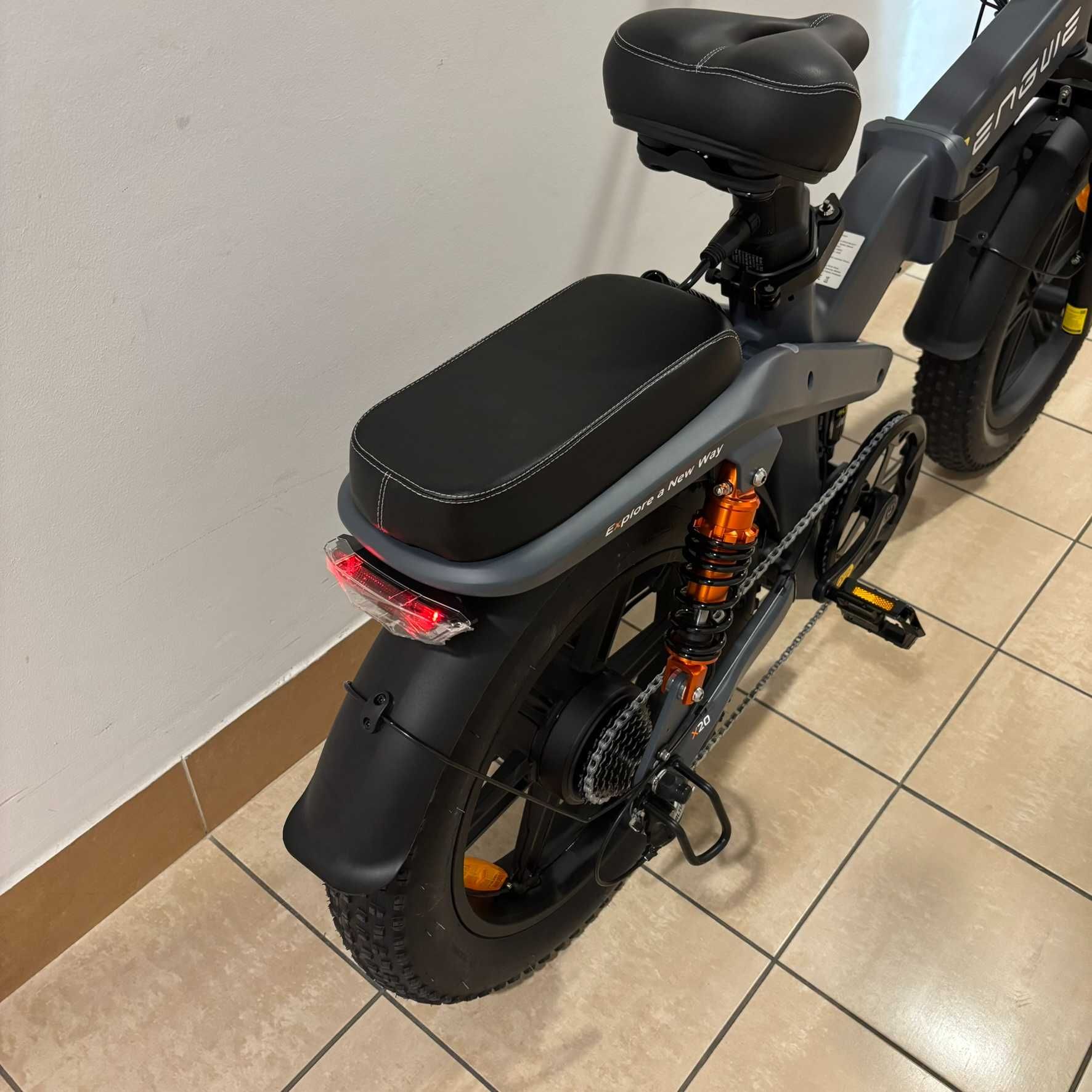 Rower Elektryczny FAT BIKE ENGWE X20 1000W 22.2Ah DWIE BATERIE
