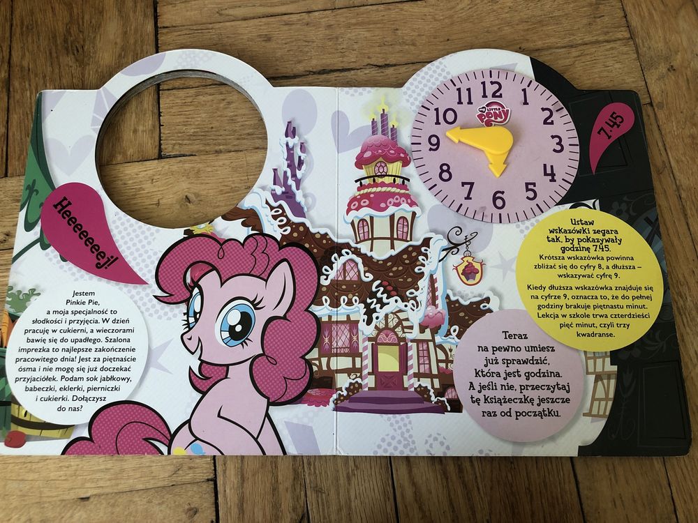 Książka z zegarem My little pony Egmont