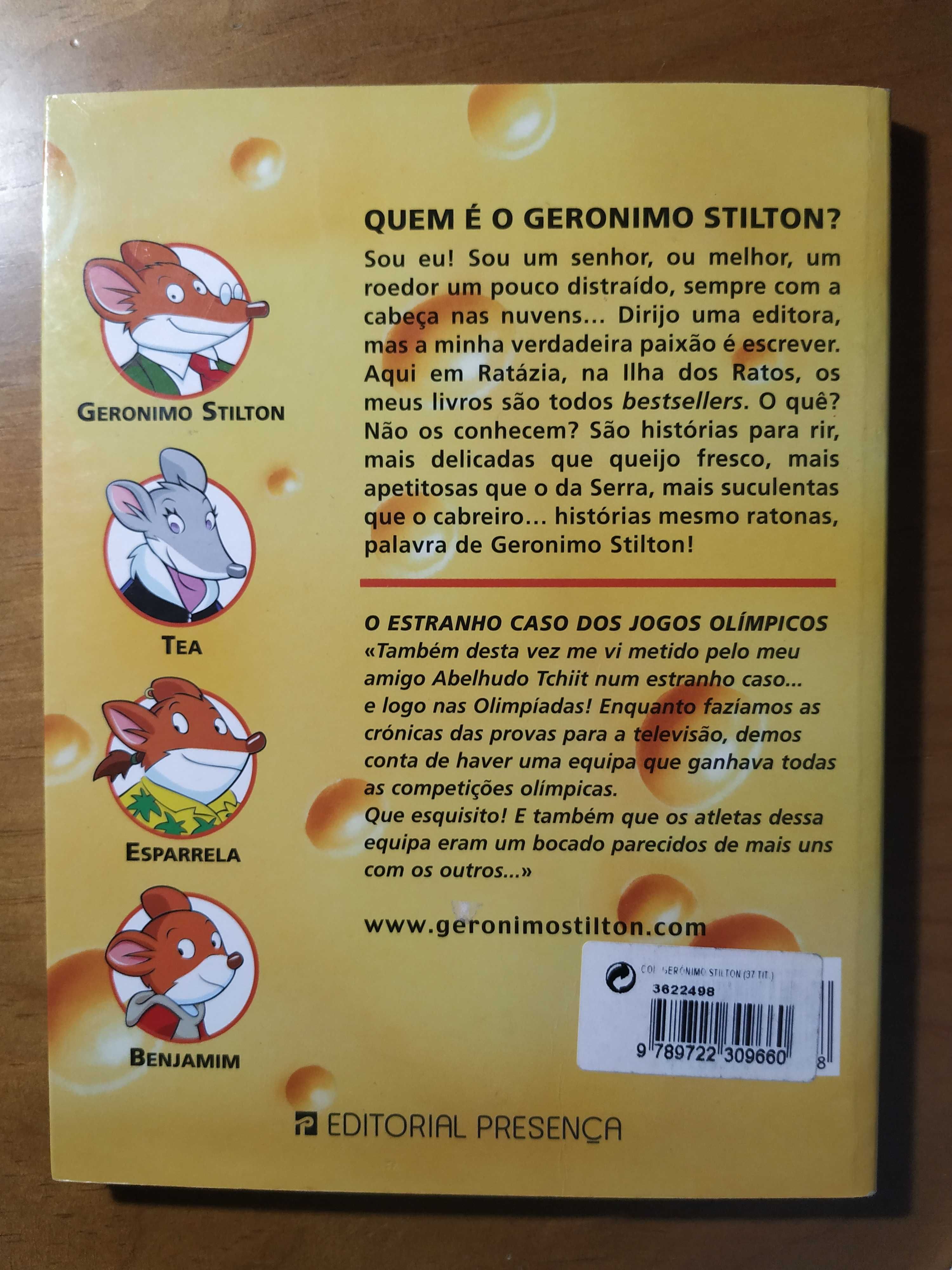 2 livros Geronimo Stilton