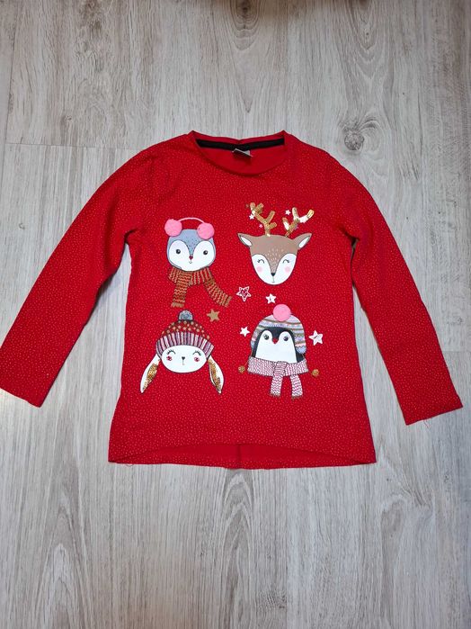 świąteczna bluzeczka dla dziewczynki