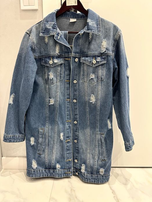 Продам джинсовую куртку ( полупальто