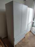 Szafa biala dwudrzwiowa 90 cm