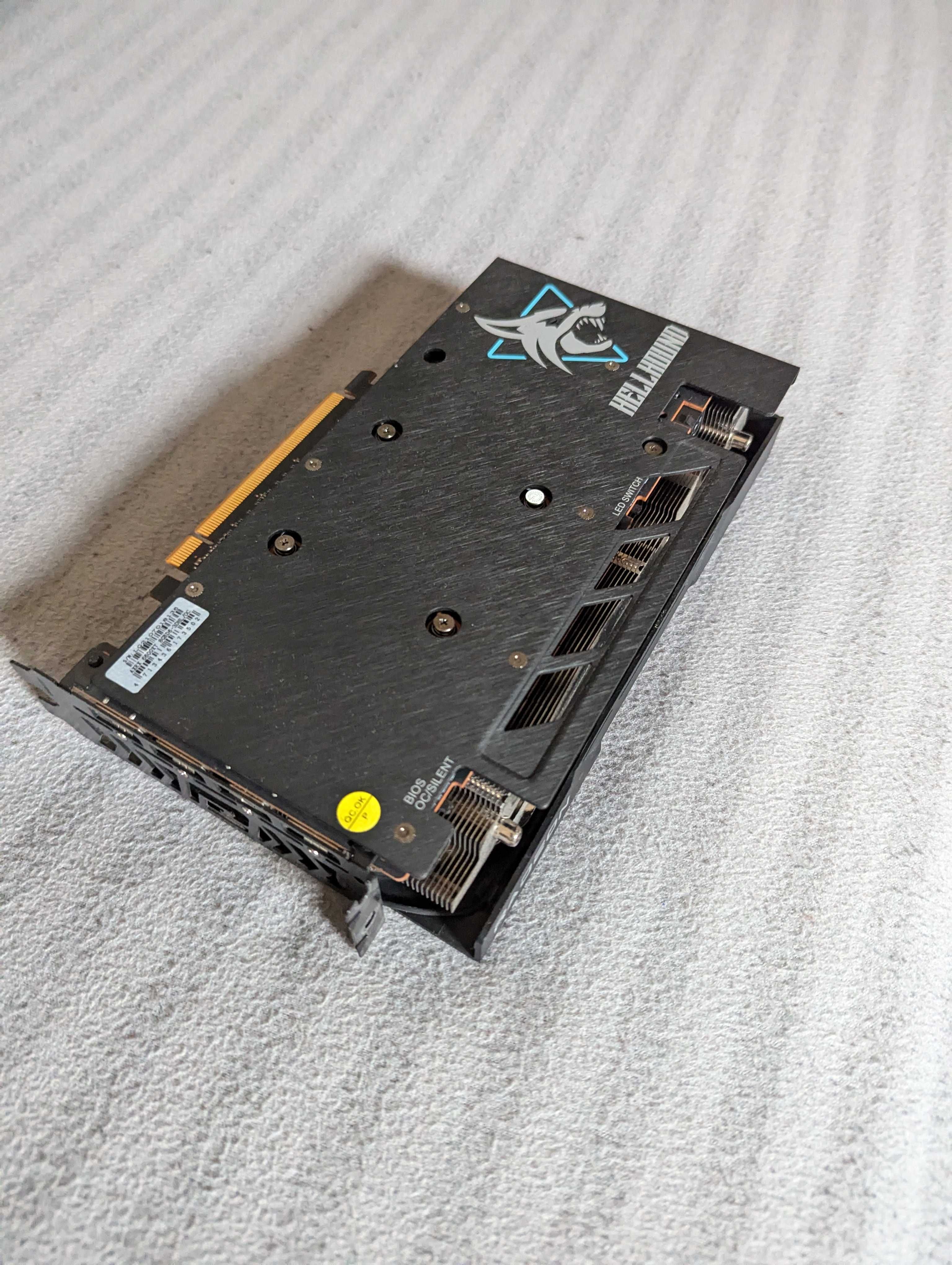 Karta graficzna - power color hellhound rx 6600 xt
