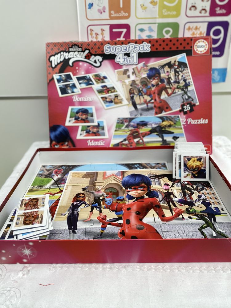 Ludo Miraculous Lady Bug Puzzles e jogos de mesa