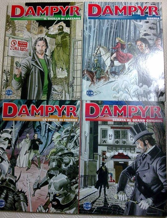 Dampyr. BD original em italiano. 19 álbuns. Sergio Bonelli