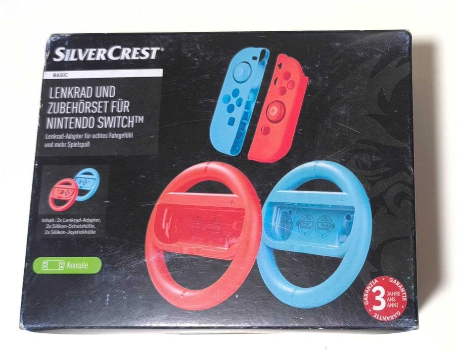 Контролери JoyCon до Nintendo з чохлами та кермом