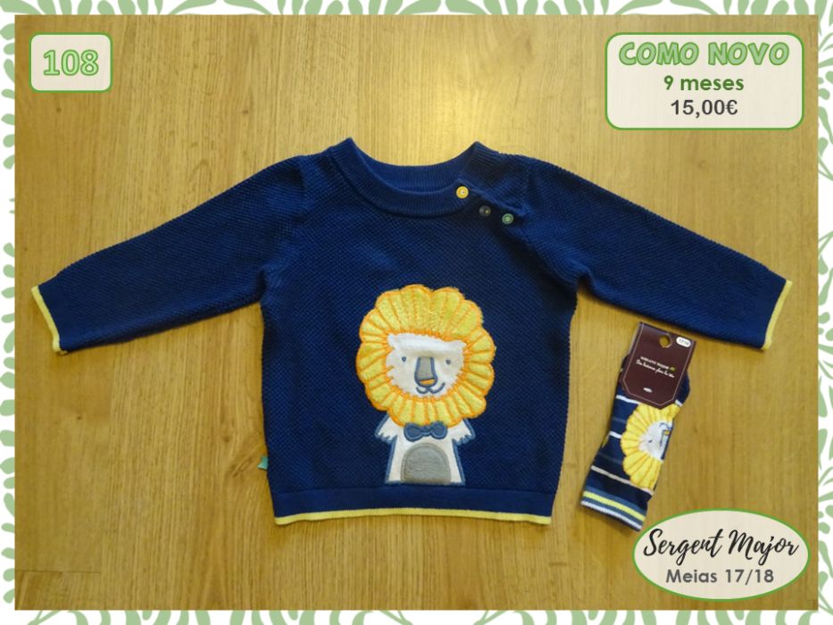 Camisolas e camisas, 9-12 meses (oferta portes)