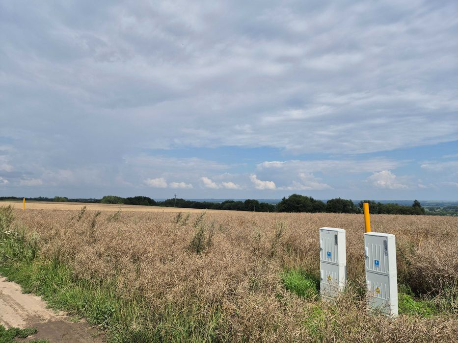 Działka budowlana na górce z pięknym widokiem na Wisłę w Kozielcu
