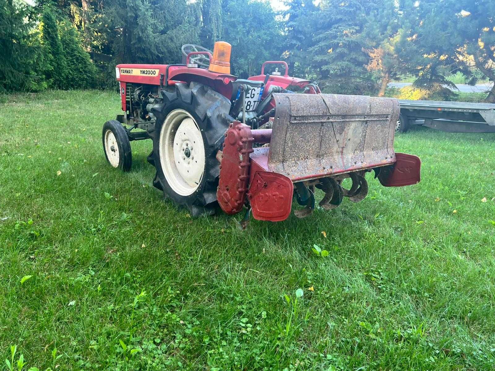 Ciągnik ogrodniczy yanmar 20KM glebogryzarka