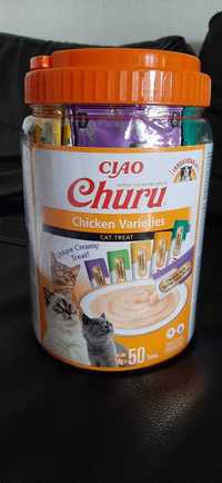 50 snacks para gato INABA Churu