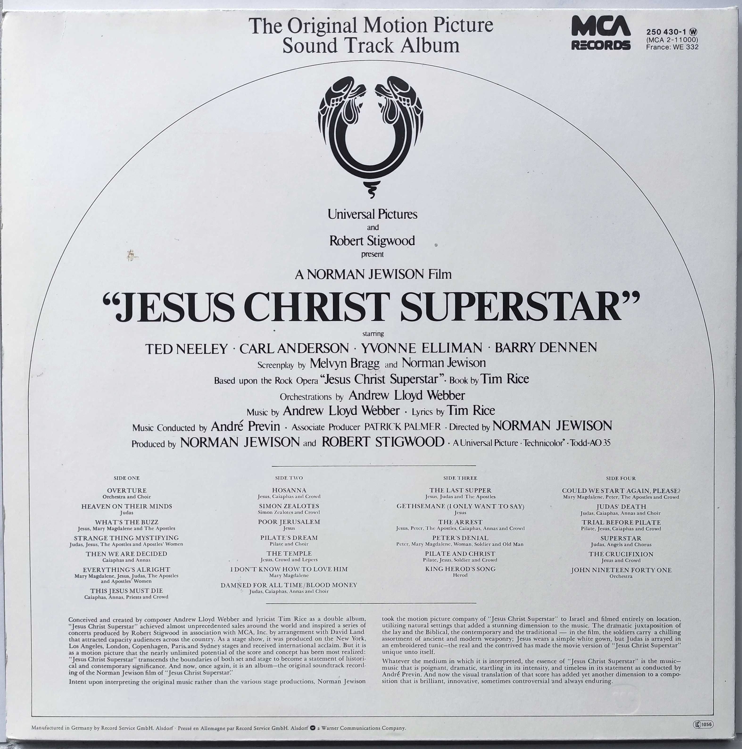 Płyta winylowa Jesus Christ Superstar (The OMP Sound Track Album)