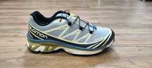 Трекинговые кросовки SALOMON XT-6 GORE-TEX BLUE BEIGE