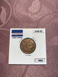 Moeda 5$00 Cabo Verde 1994.