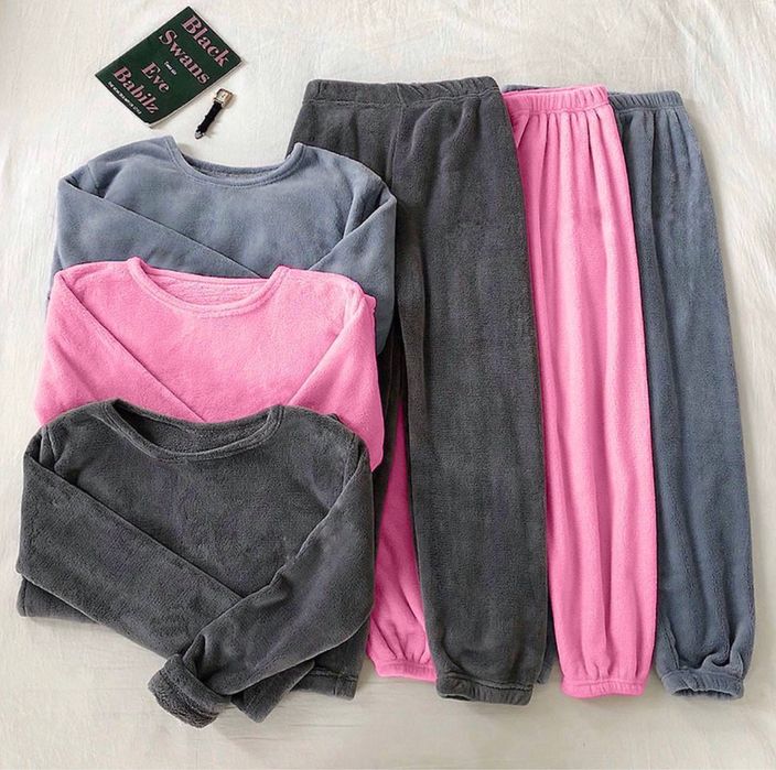 Піжама жіноча махрова. Новорічна піжама на подарунок. Тепла піжама