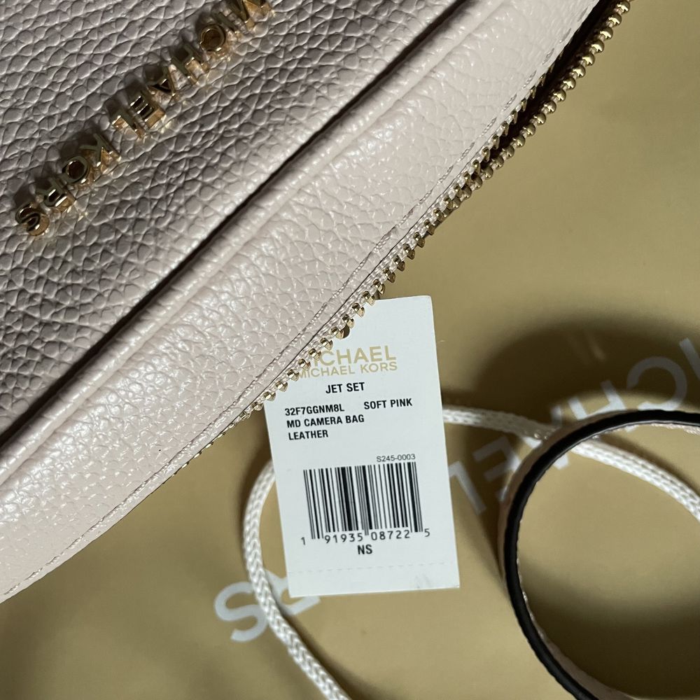 Torebka jet set camera Michael Kors soft pink