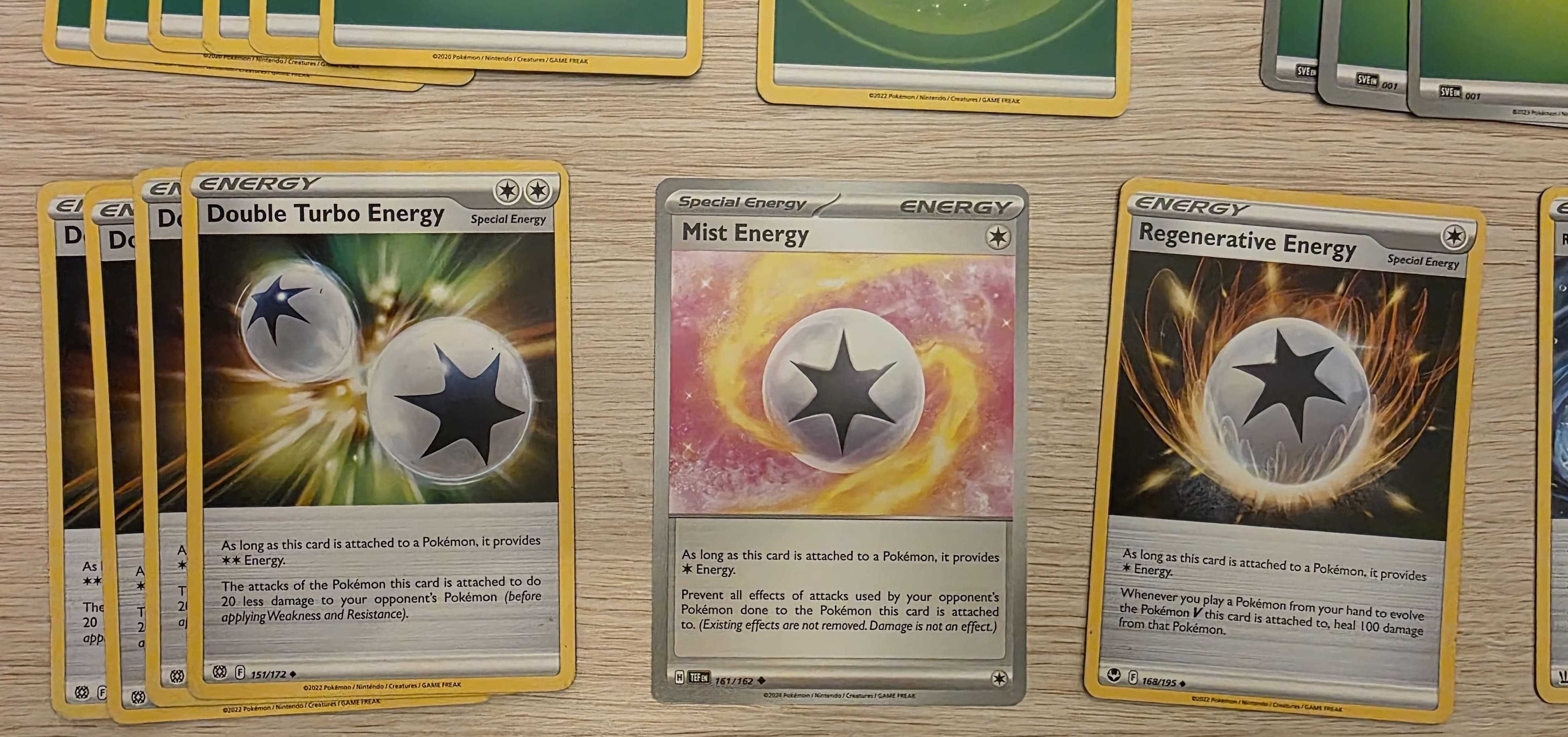 Karty Pokemon TCG - karty energii 112 szt - oryginalne
