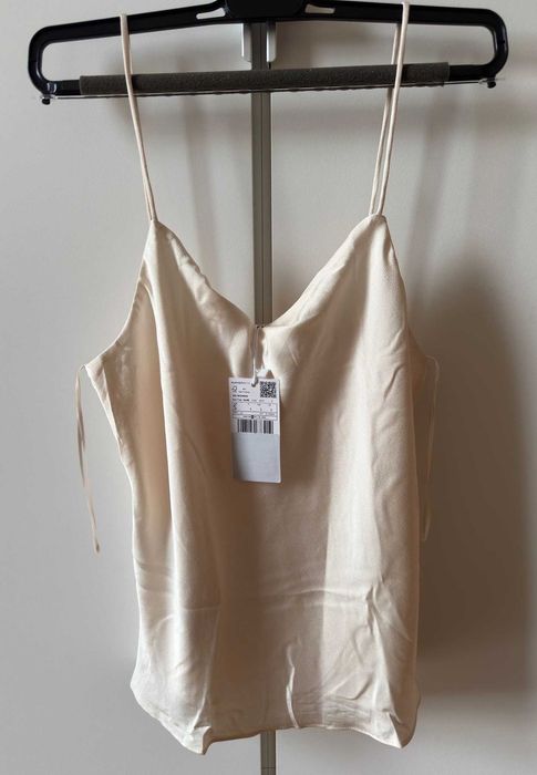 Top acetinado - novo com etiqueta