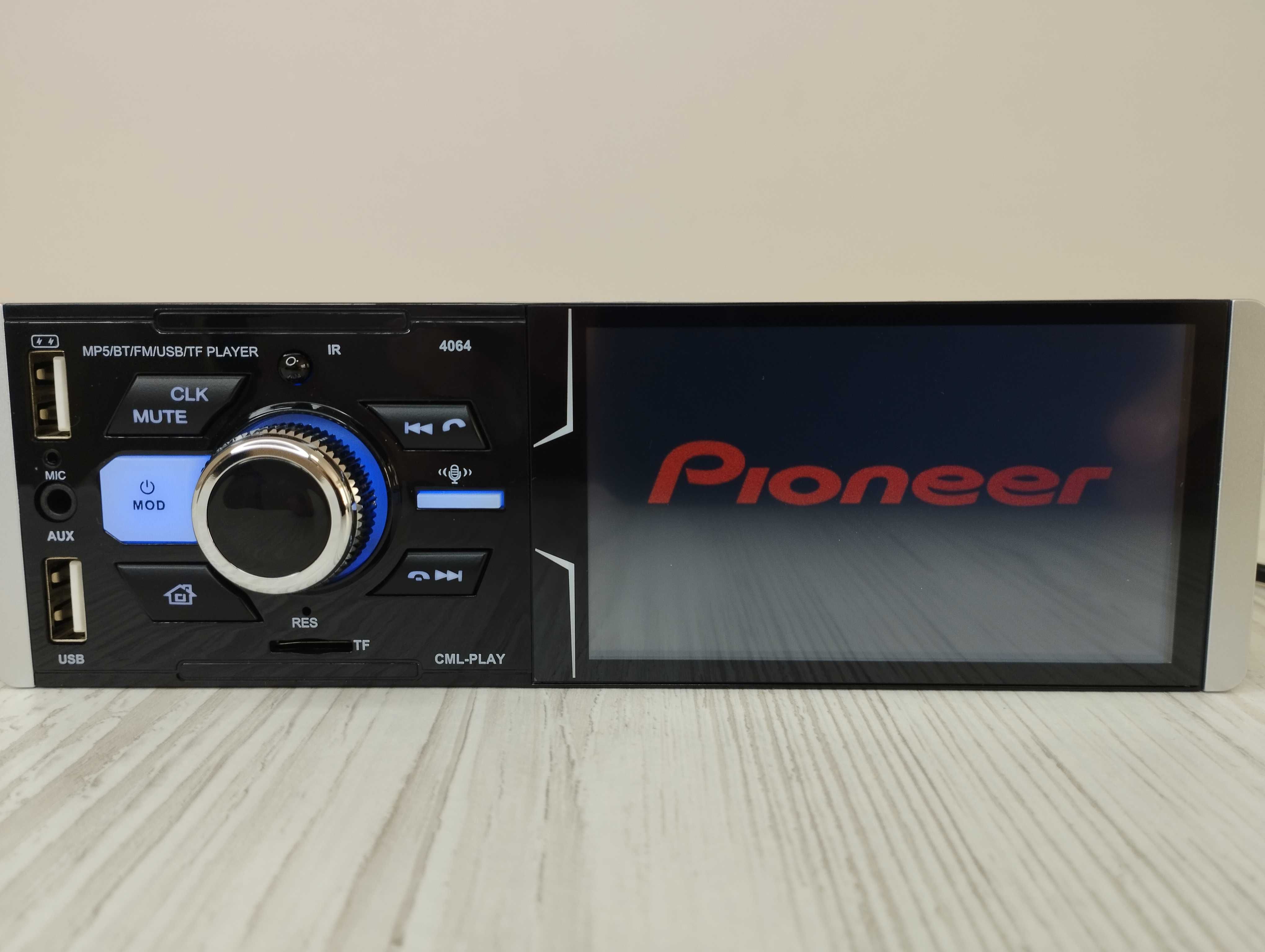 Автомагнітола Pioneer 4064 магнітола Bluetooth та Пульт на кермо