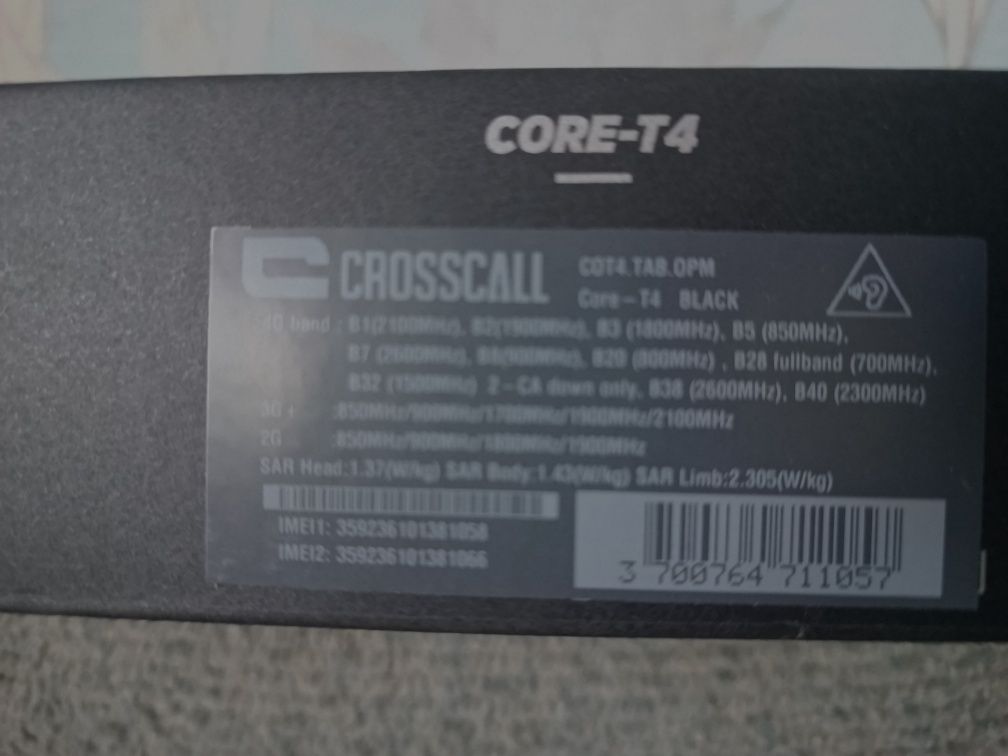 Планшет Crosscall core-t4. IP68.