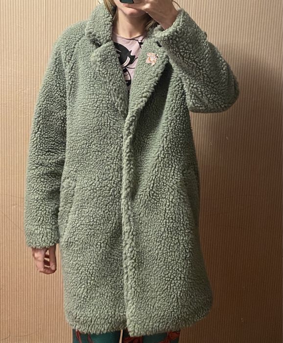 Шуба тедді пальто еко хутро