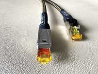 DH Labs Reunion CAT8 Ethernet Cable 2szt. Przewody Audio LAN Srebro