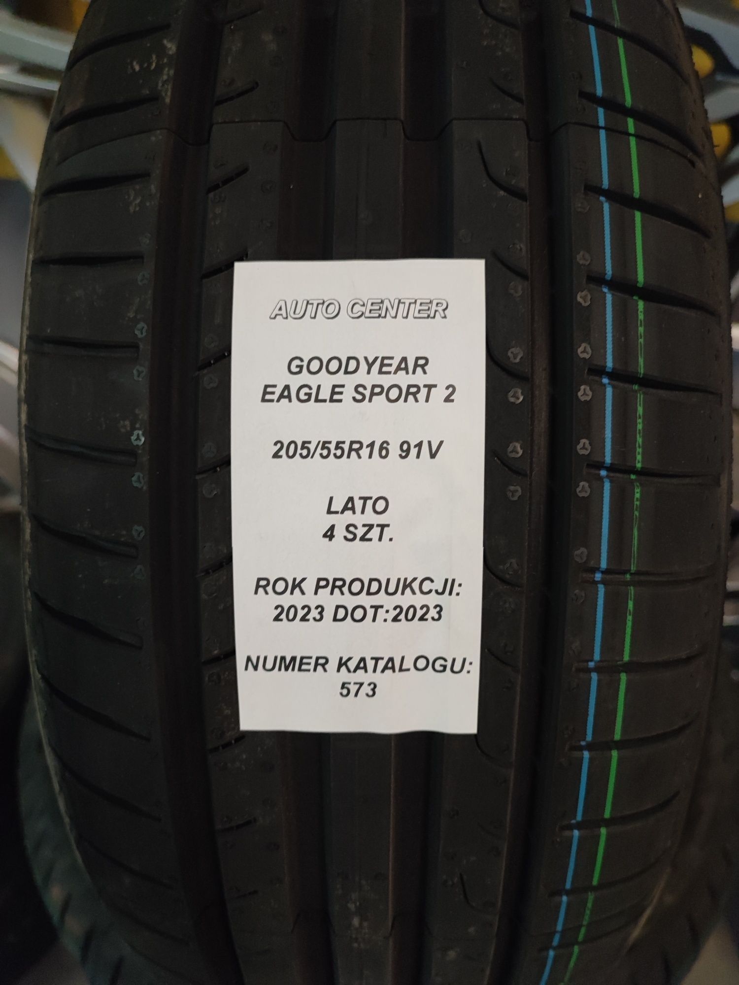 Opony letnie 205/55R16 91V GoodYear Eagle Sport 2 | 2023r Nowe 2szt