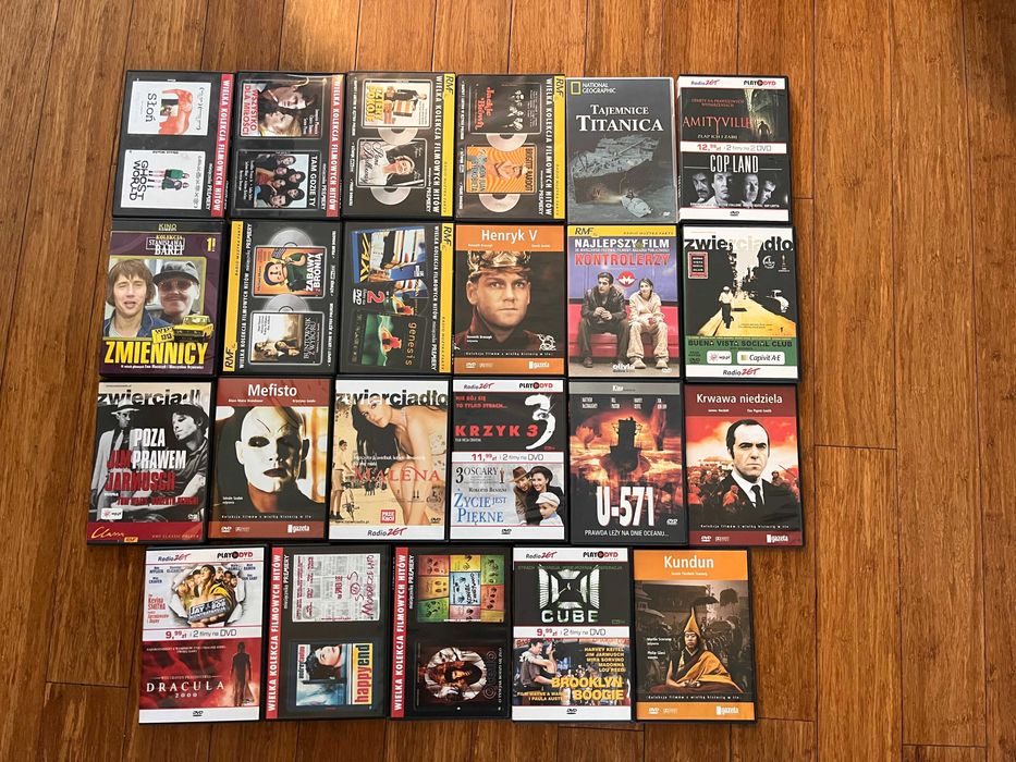 Zestaw 35 filmów na DVD