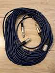 2x Kabel XLR meski - Jack 6,3mm zbalansowany 10 metrow