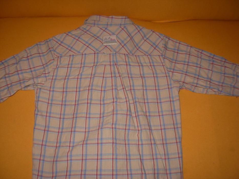 Camisa Chicco 5 anos quadriculada unisexo + T'shirt Chicco azul 5 anos