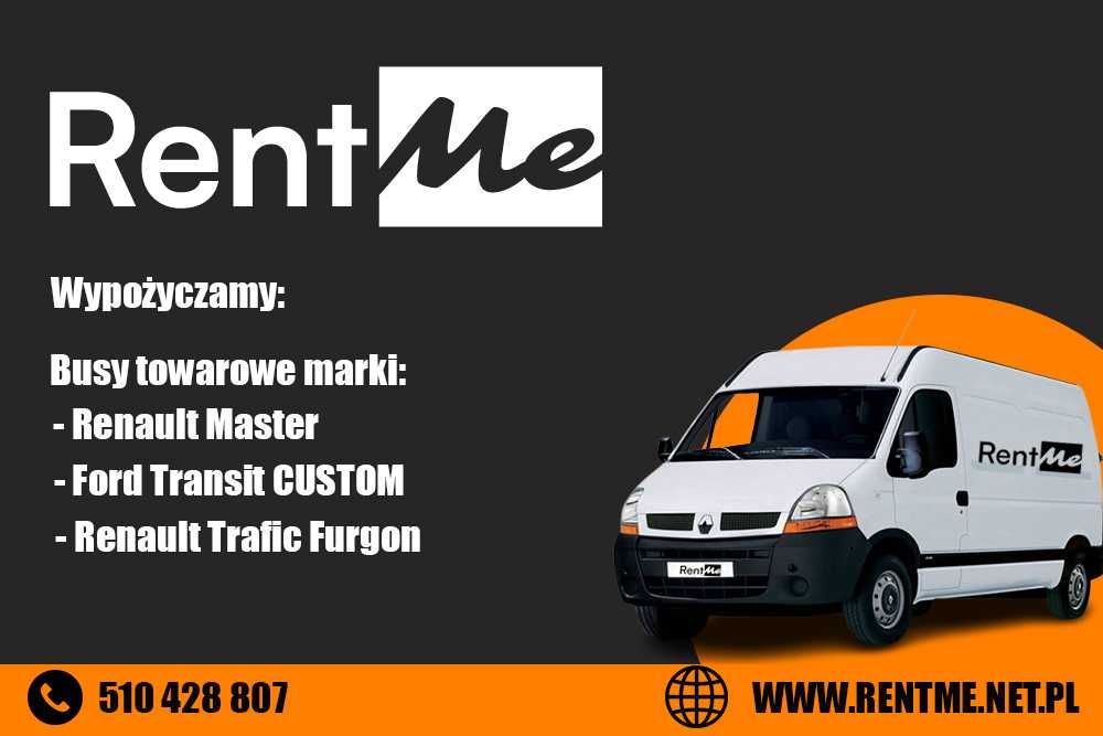 Wynajem busów towarowych Renault Master Trafic Ford Transit Custom
