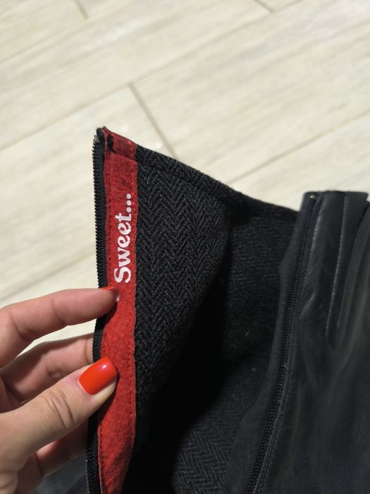 Португальские сапоги из натуральной кожи 38р