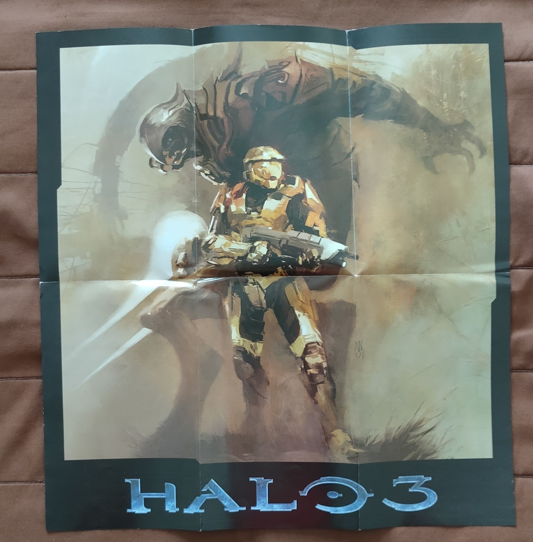 Halo 3 Poster Semi NOVO