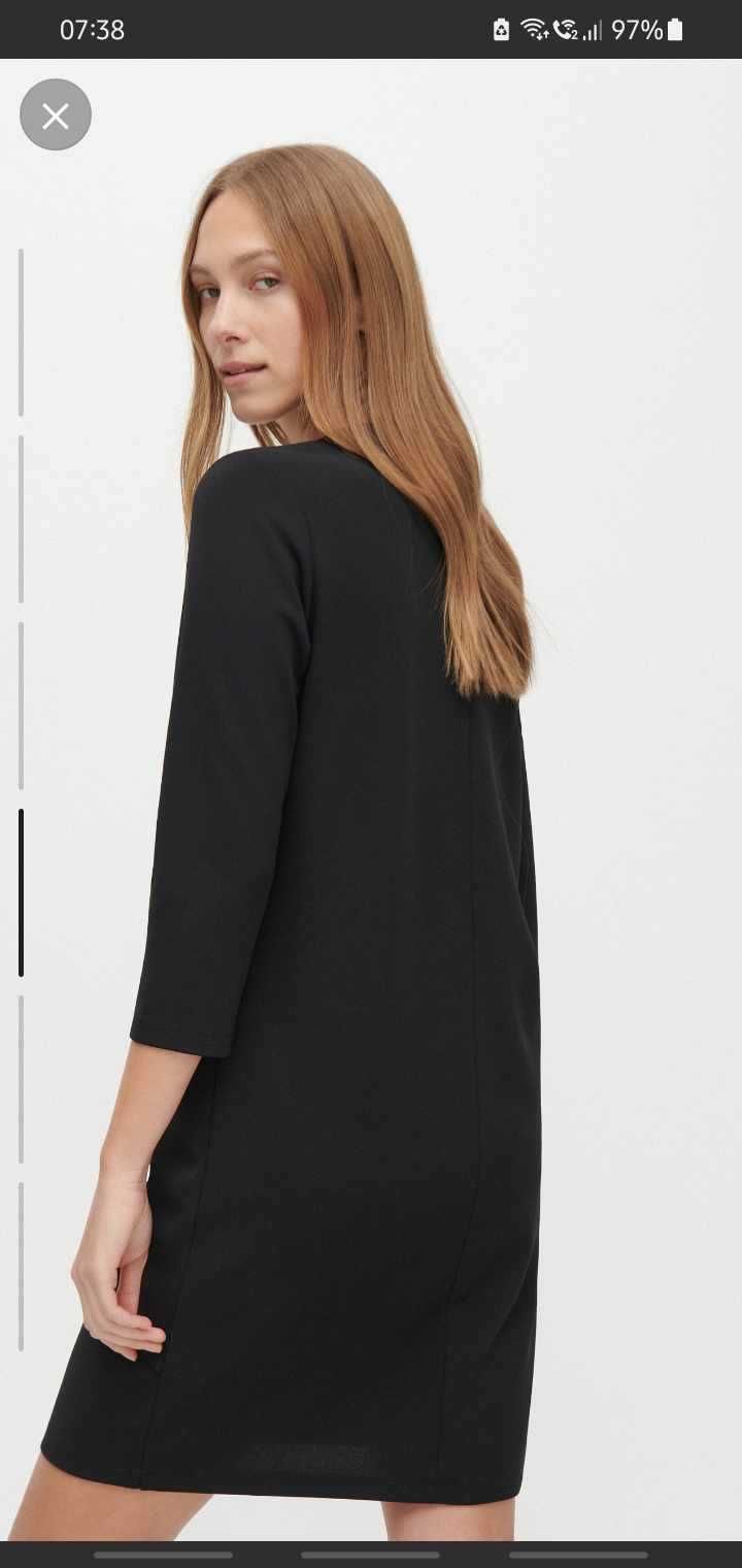 Dzianinowa elegancka czarna nowa sukienka Reserved L-XL