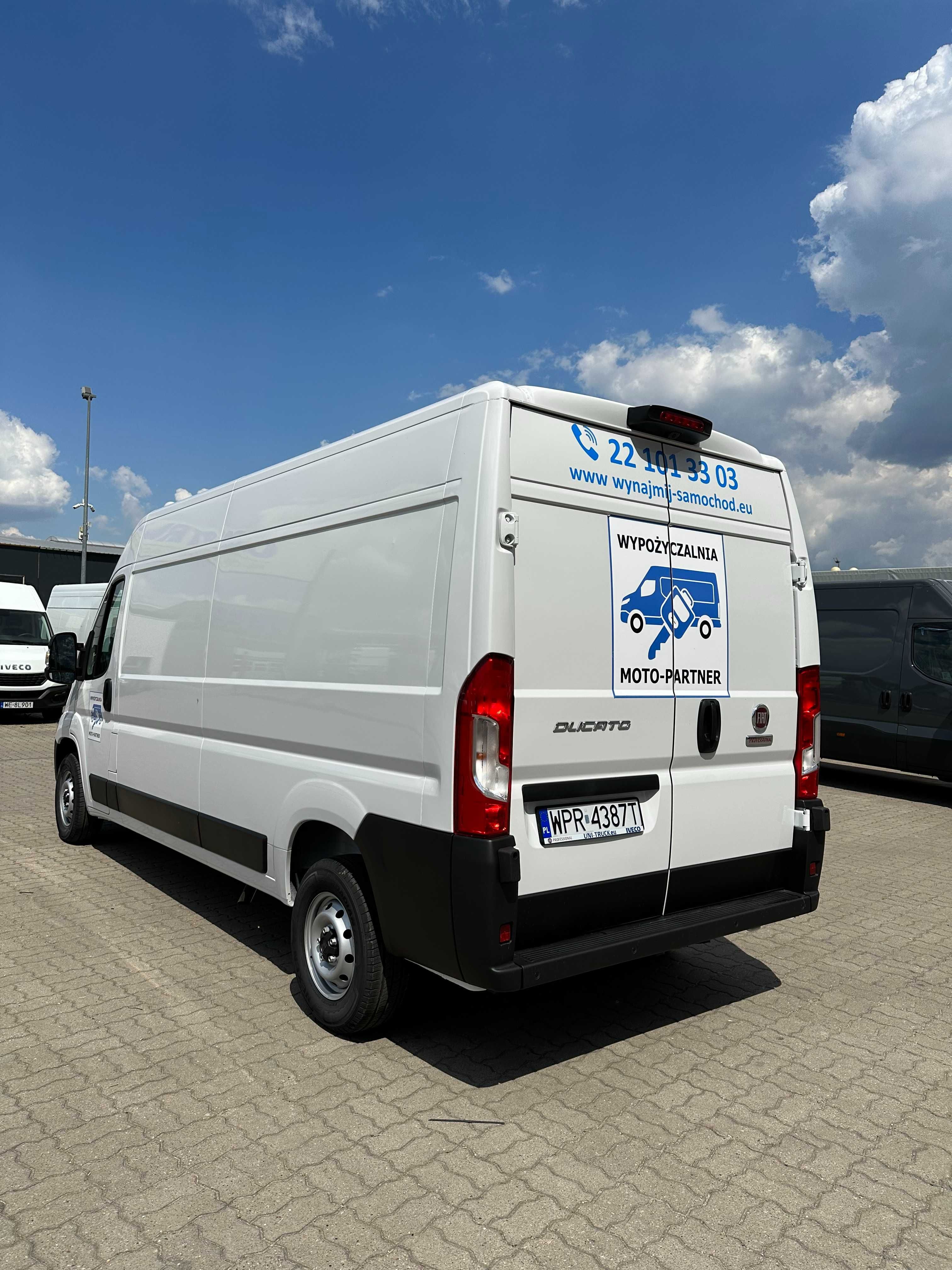 Wynajem  Fiat Ducato L4H2/ L4H3rocznik 2024r.