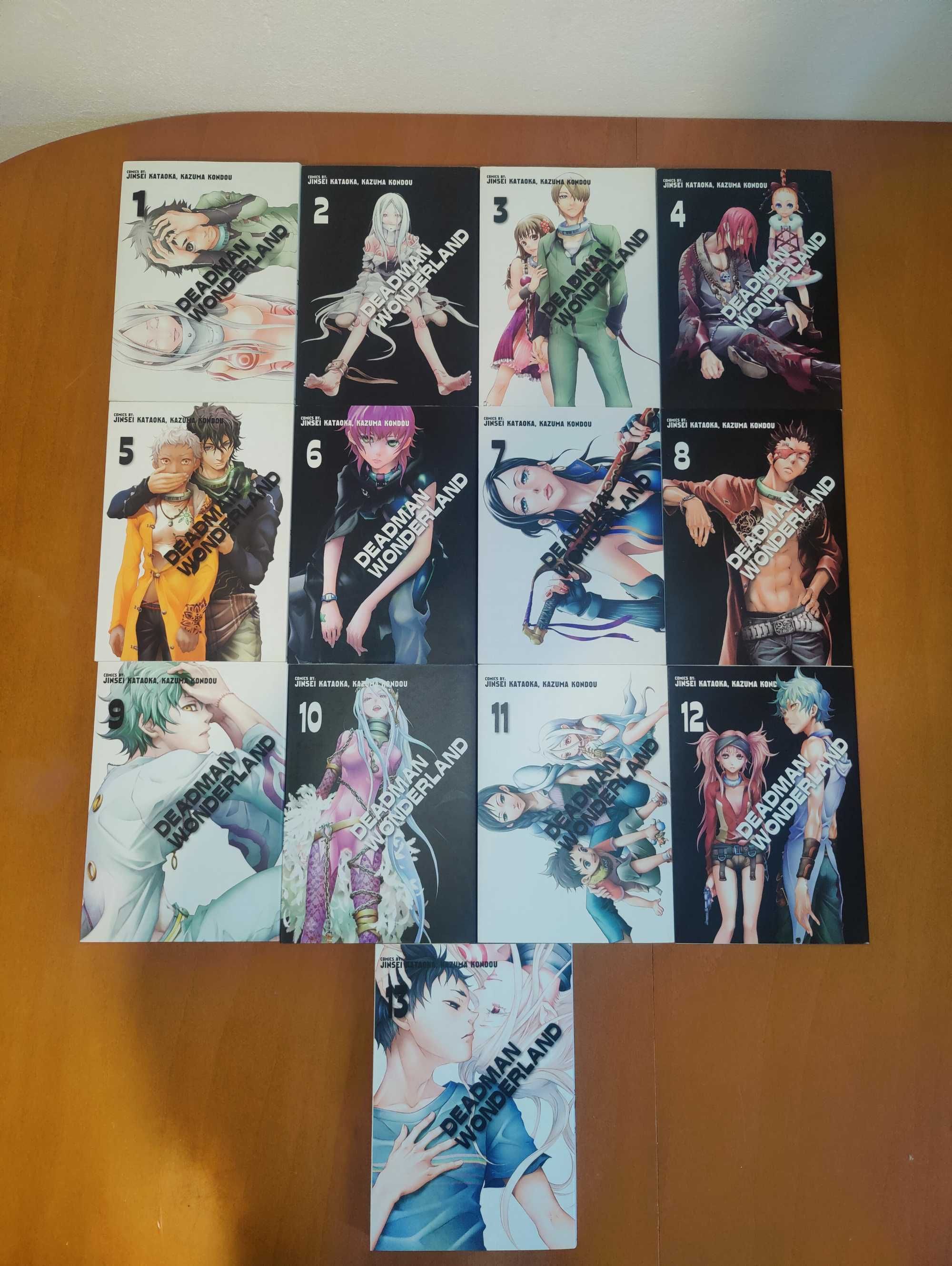 Deadman Wonderland 1-13 KOMPLET BDB