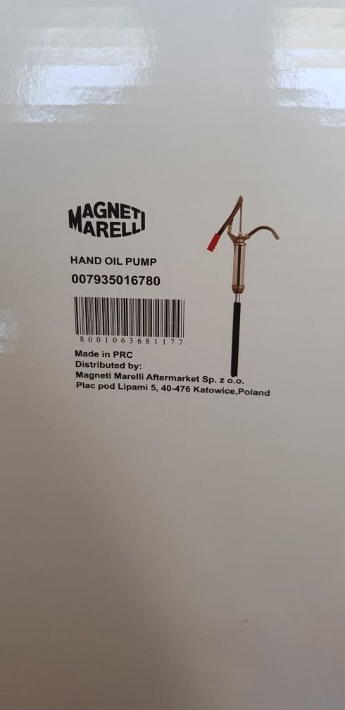 MAGNETI MARELLI Насос для олії (ручний) помпа для масел