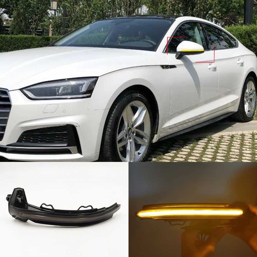 Динамические повторители поворотов в зеркала Audi A4 B9 A5 S4 S5 RS5