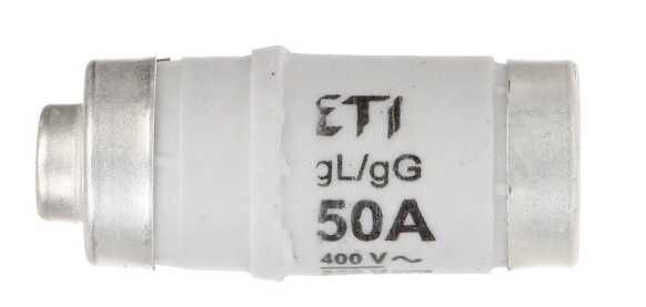 ETI Wkładka topikowa D02 gG 50A/400V. 5 SZTUK