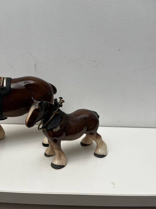 Figurka koń zsprzęgowy 2 szt