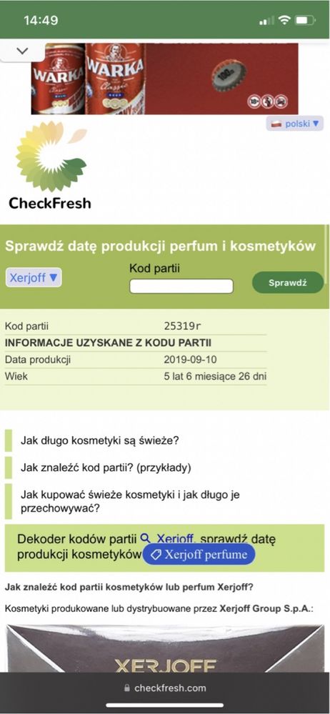 Xerjoff Muse pierwsza wersja 2019