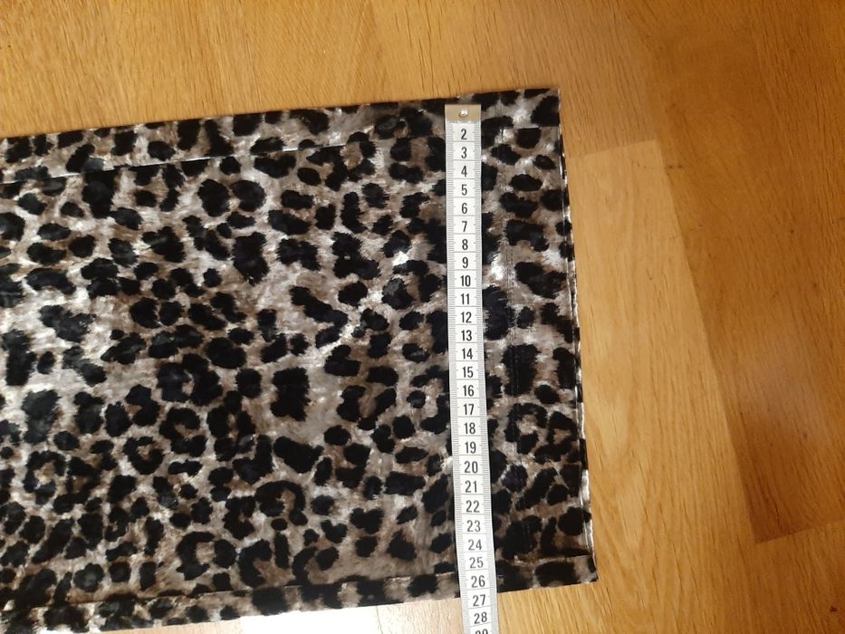 Леопардовые велюровые штаны Next