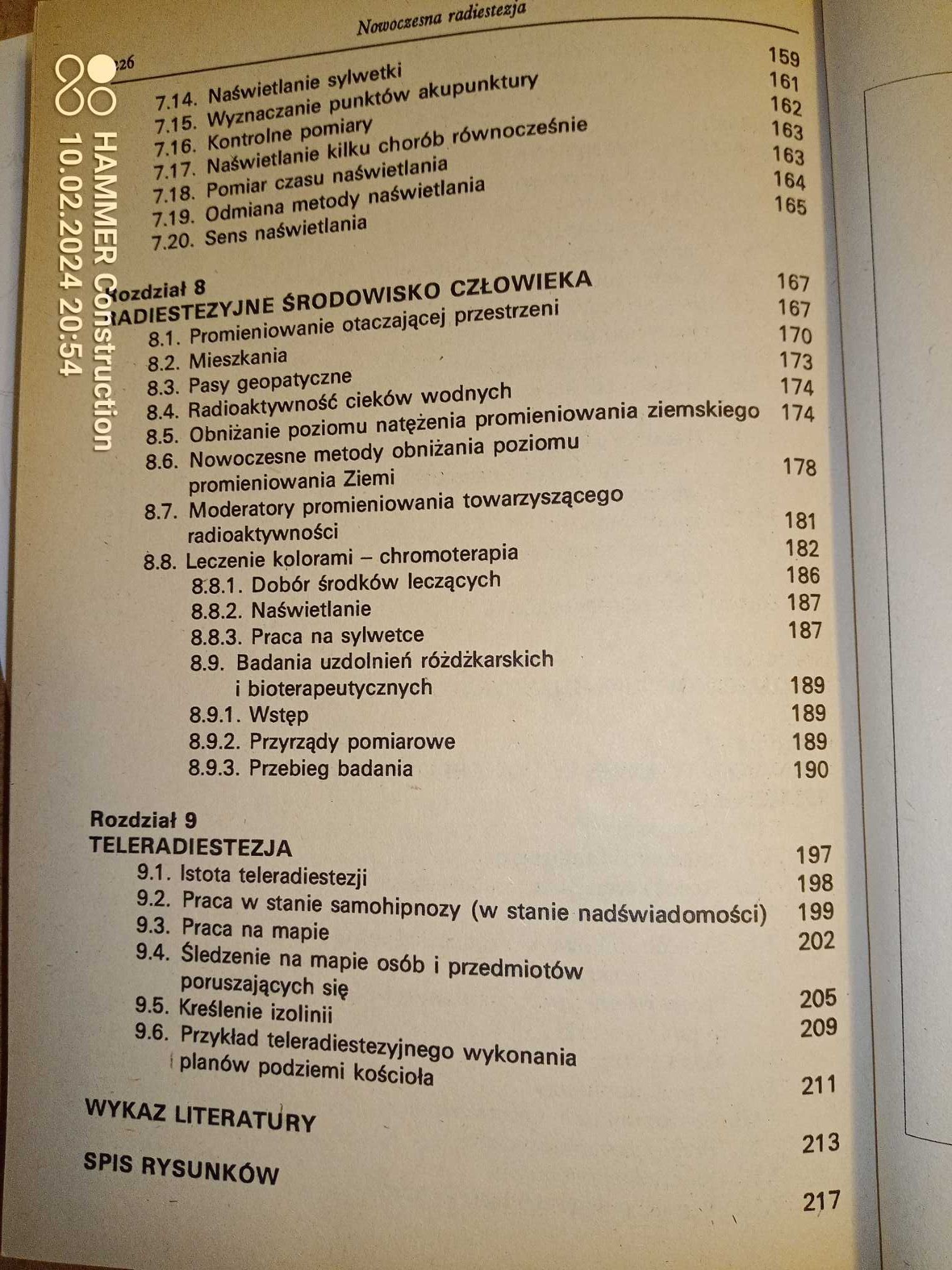 Nowoczesna radiestezja  J.Wożniak 1995