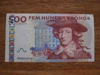 Banknot Szwecja 500 koron 2007 - XF