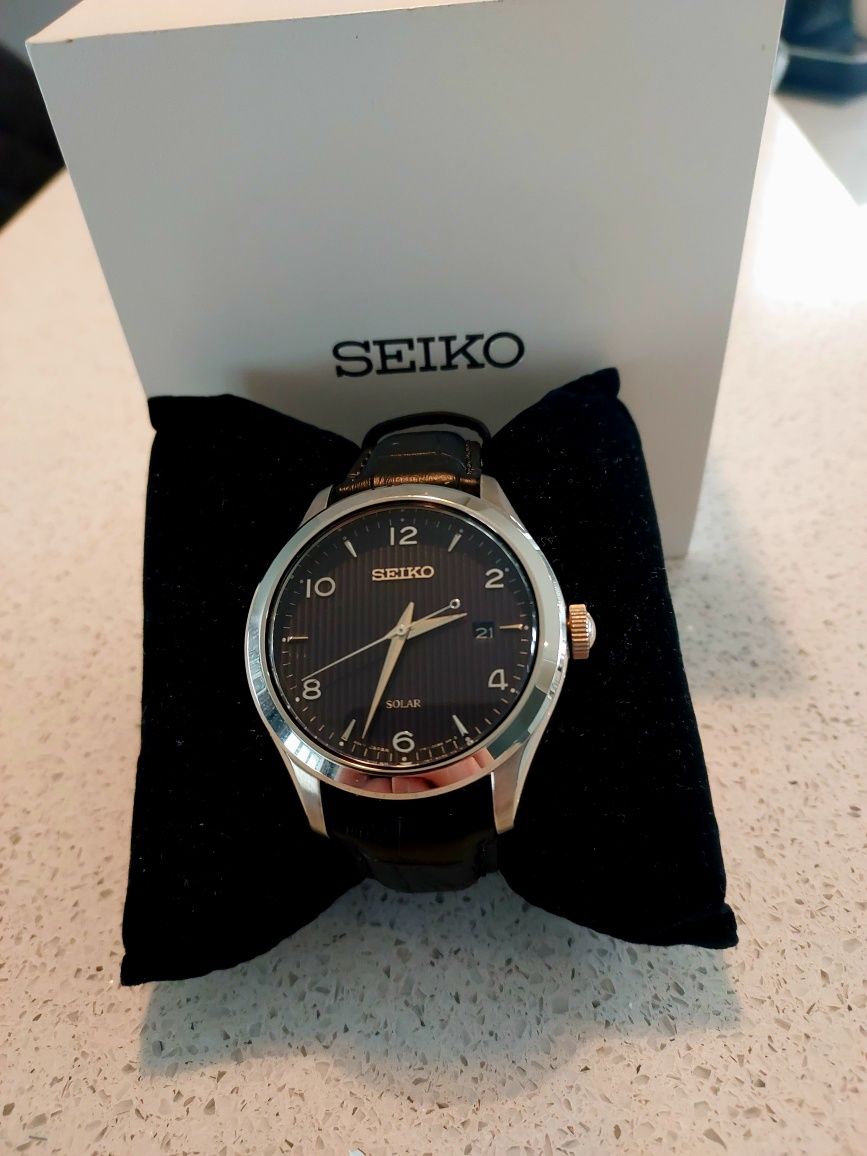 Zegarek meski Seiko solar V157 jak nowy