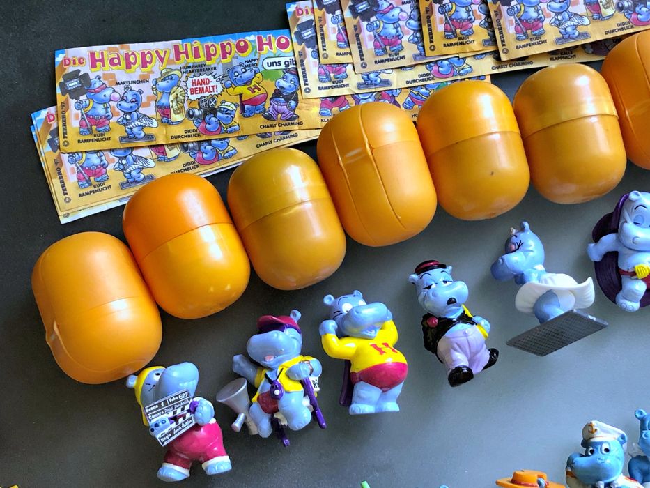 40 шт Kinder Surprise (Ferrero) 1992-1997: Бегемотики, пташки та інші