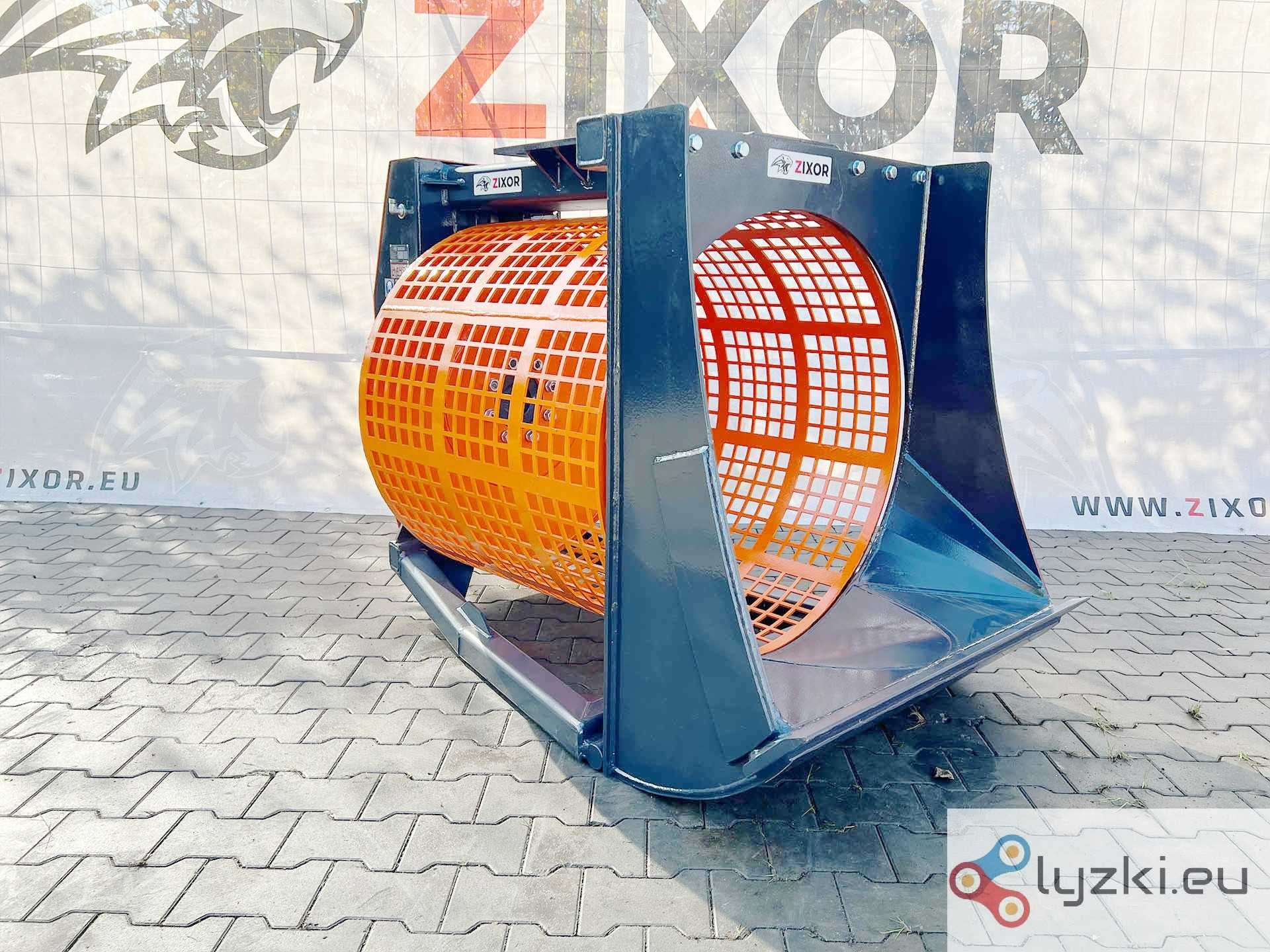 Łyżka ażurowa przesiewacz bębnowy 14t/h 0,5m3 8-13T MS10 CW10 CW20