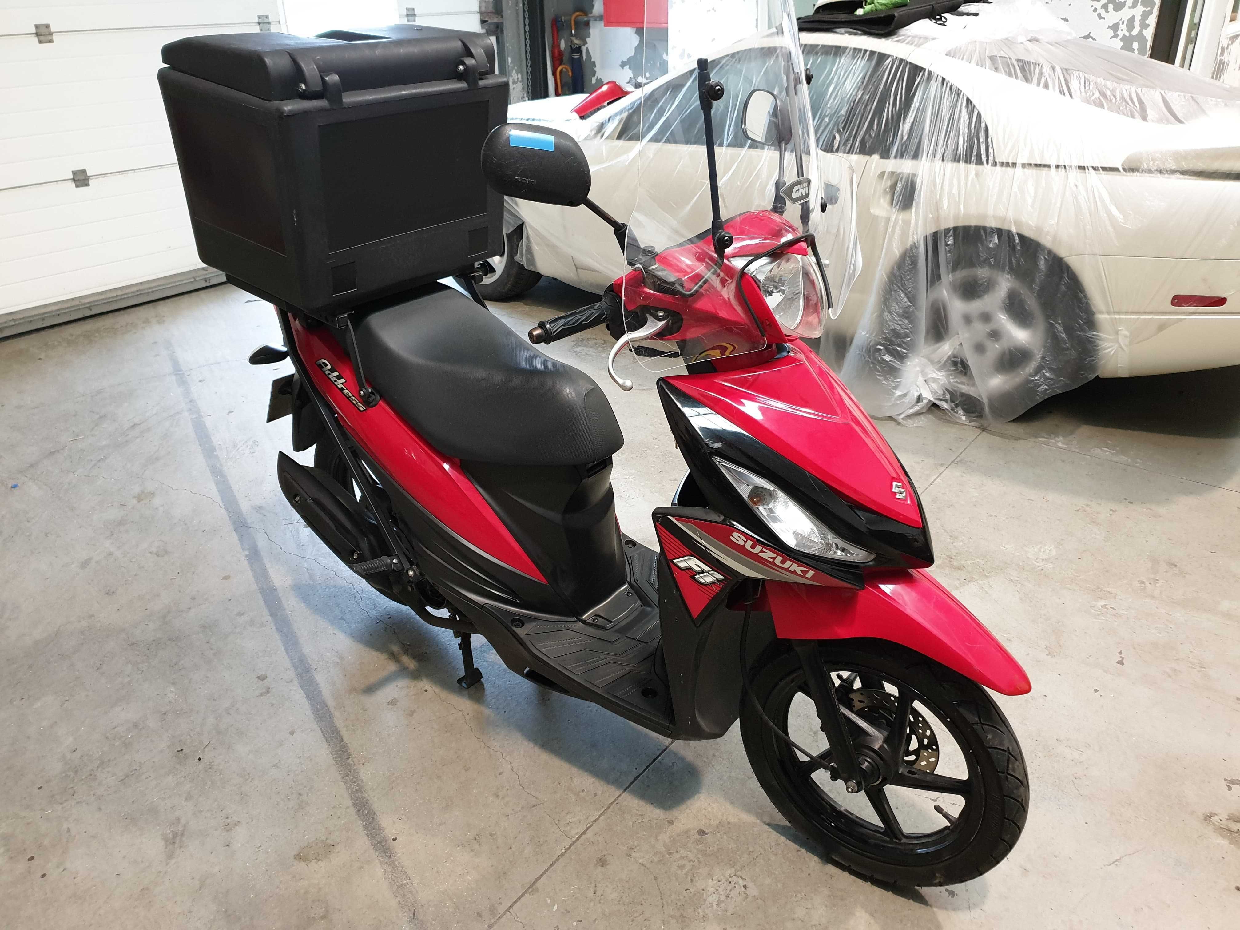 Scooter Suzuki 110 Address, 2015 com caixa, Uber ou Glovo