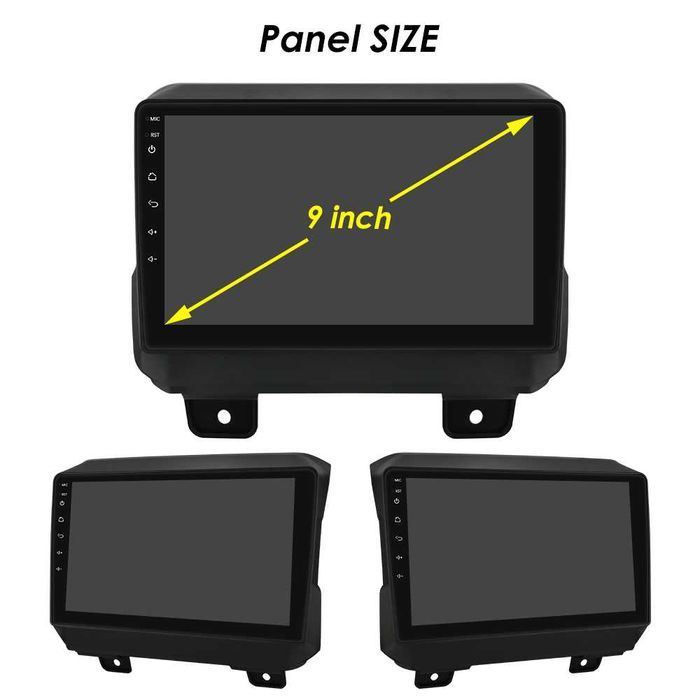 Radio Android 12 Jeep Wrangler JL Gladiator wifi Bluetooth gps