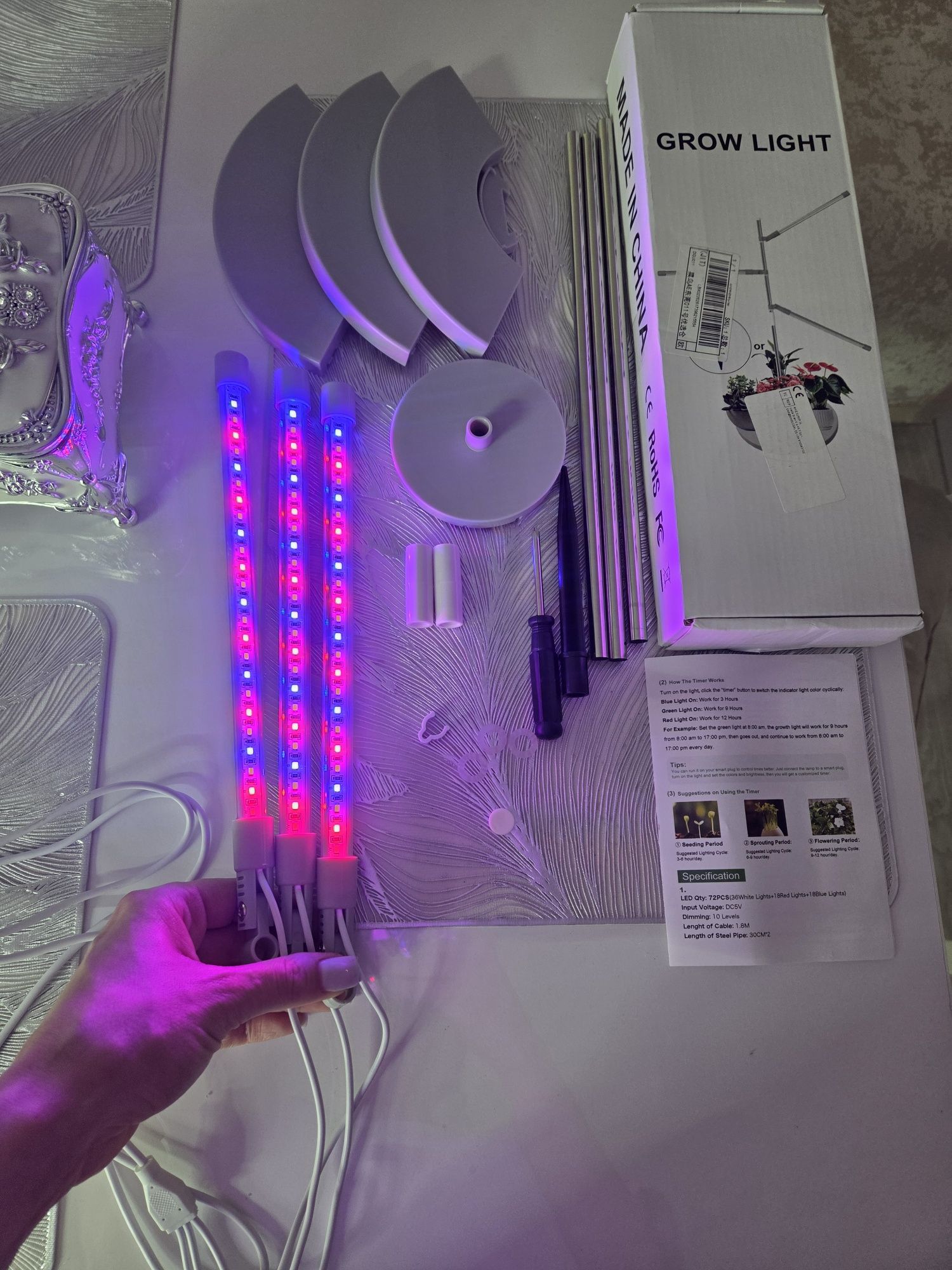 Lampa LED do uprawy roślin